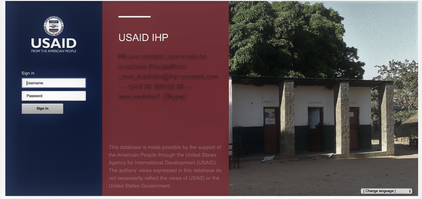 Centralizing monitoring and evaluation data for the USAID IHP in DRC